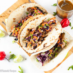 Jerk chicken tacos recipe