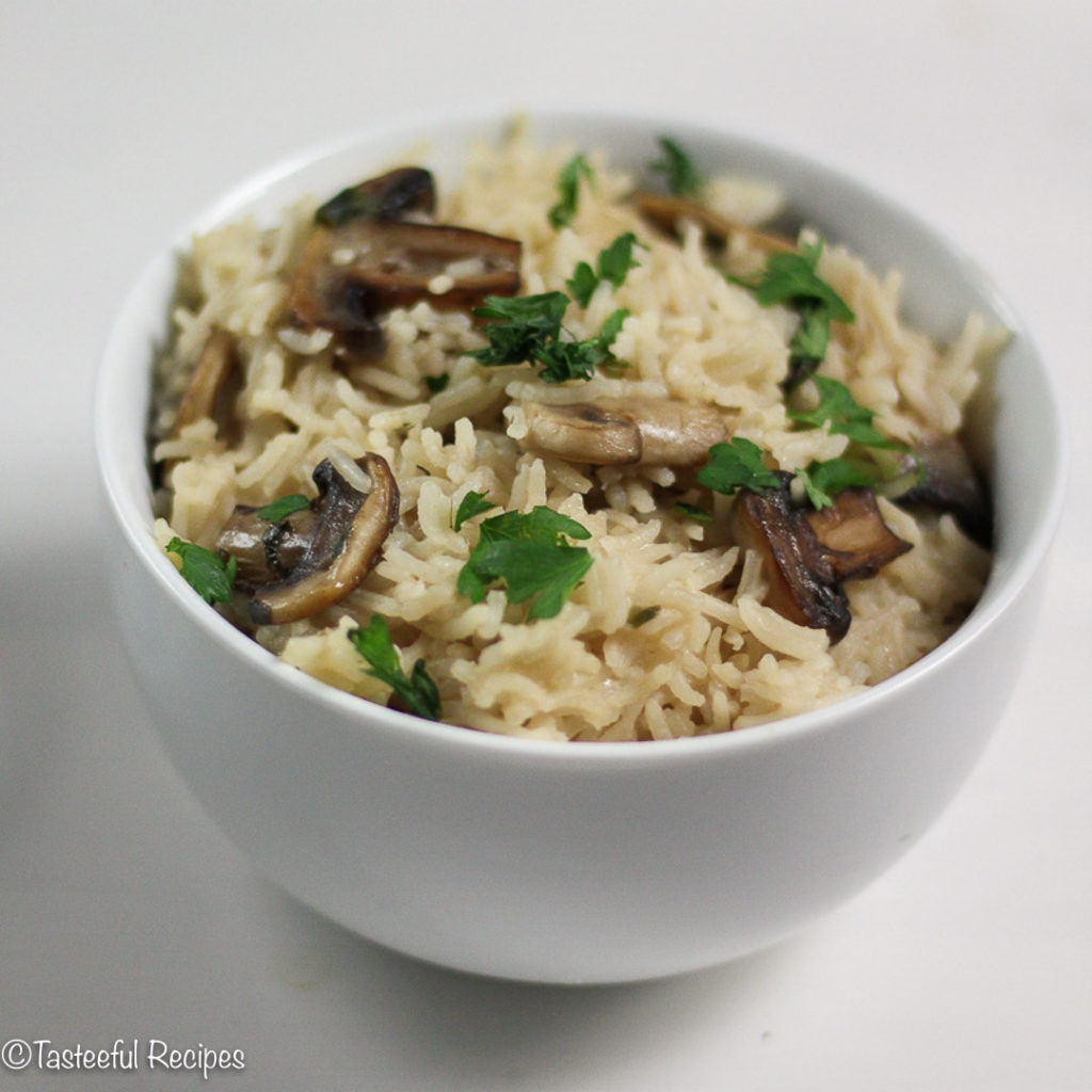 One-Pot Mushroom Rice Recipe - Tasteeful Recipes