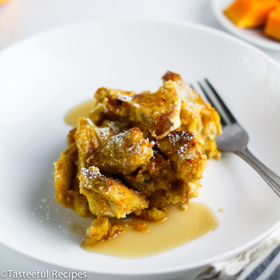 Stuffed pumpkin french toast