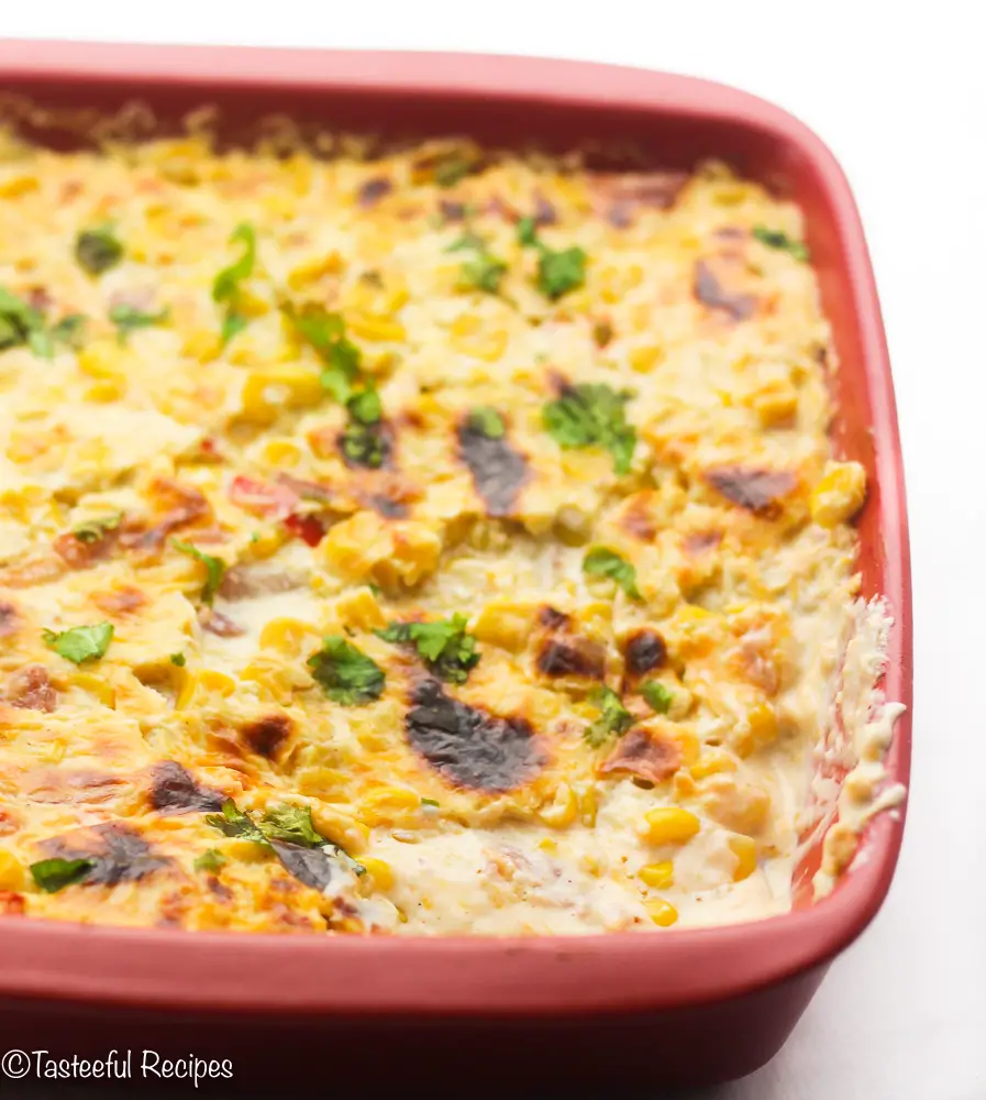 Cheesy corn dip