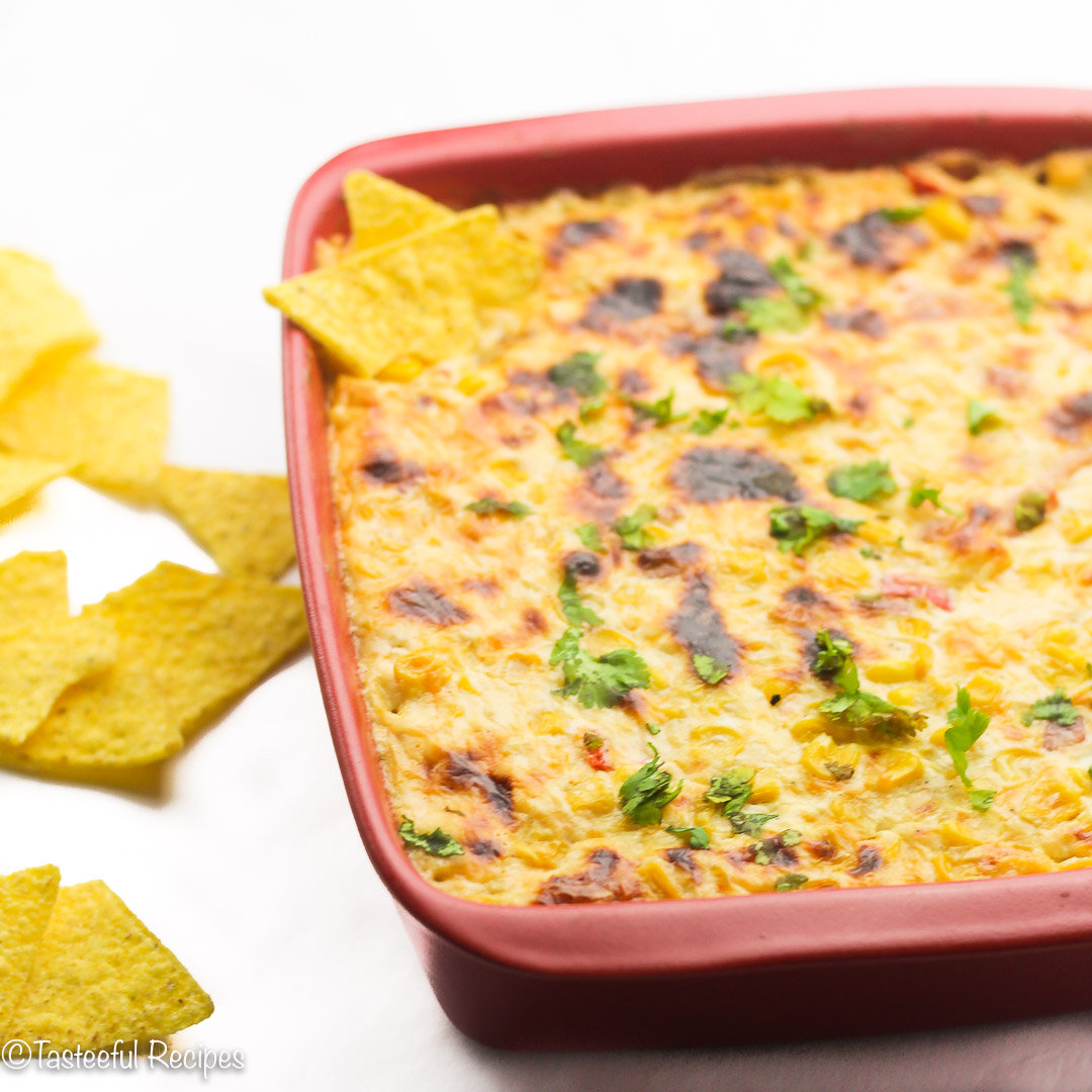 Cheesy corn dip