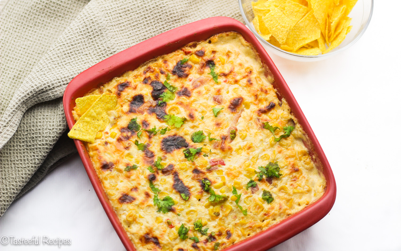 Cheesy corn dip