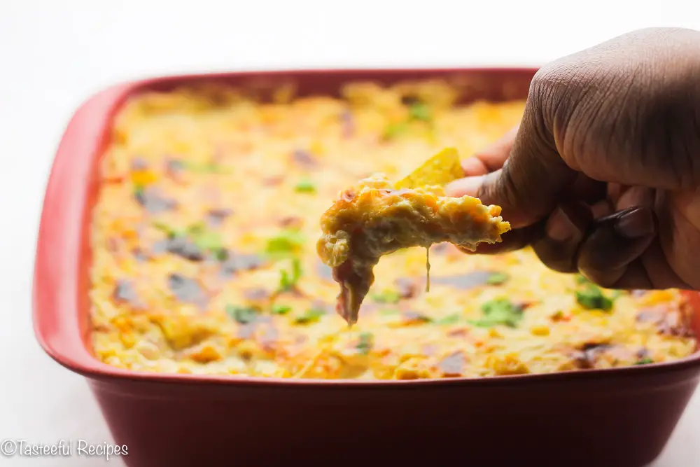 Cheesy corn dip